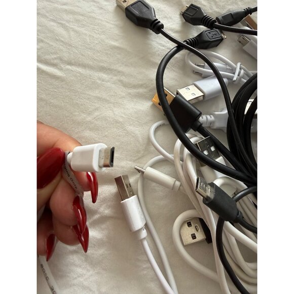 Mixed Lot Of USB Chargers Cables & Adapters For Electronics - Various Sizes & Br - Picture 4 of 11